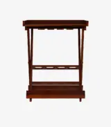 Alroy Sheesham Wood Bar Cabinet (Honey Finish)