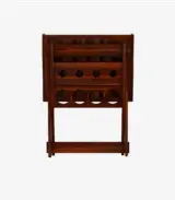Alroy Sheesham Wood Bar Cabinet (Honey Finish)