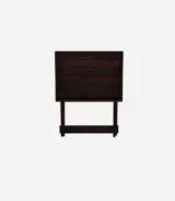 Alroy Sheesham Wood Bar Cabinet (Walnut Finish)