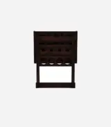 Alroy Sheesham Wood Bar Cabinet (Walnut Finish)