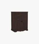 Ambross Sheesham Wood Bar Cabinet (Walnut Finish)