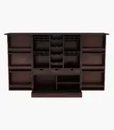 Eurico Sheesham Wood Bar Cabinet (Walnut Finish)