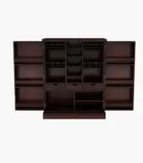 Eurico Sheesham Wood Bar Cabinet (Walnut Finish)