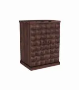 Eurico Sheesham Wood Small Bar Cabinet (Walnut Finish)