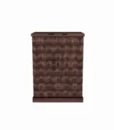Eurico Sheesham Wood Small Bar Cabinet (Walnut Finish)