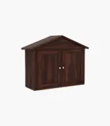 Hanswon Sheesham Wood Wine Rack (Walnut Finish)