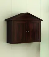 Hanswon Sheesham Wood Wine Rack (Walnut Finish)