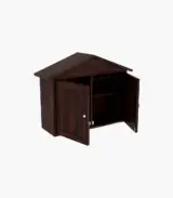 Hanswon Sheesham Wood Wine Rack (Walnut Finish)