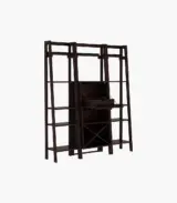 Hyrum Sheesham Wood Bar Cabinet (Walnut Finish)