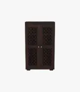 Kimbrey Sheesham Wood Bar Cabinet (Walnut Finish)