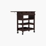 Kyonic Sheesham Wood Bar Trolley (Walnut Finish) - Image 2