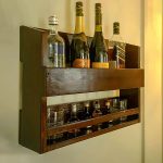 Fairo Mango Wood Wine Rack (Brown Finish) - Image 2