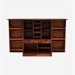 Eurico Sheesham Wood Bar Cabinet (Honey Finish) - Image 2
