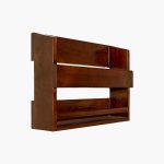 Fairo Mango Wood Wine Rack (Brown Finish) - Image 3