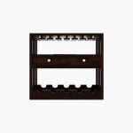 Terris Sheesham Wood Wine Rack (Walnut Finish) - Image 3