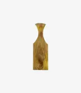 Natural Brown Mango Wood Wine Rack (Dark Finish) - Image 3