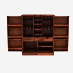 Eurico Sheesham Wood Bar Cabinet (Honey Finish) - Image 5