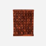 Eurico Sheesham Wood Bar Cabinet (Honey Finish) - Image 6
