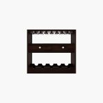 Terris Sheesham Wood Wine Rack (Walnut Finish) - Image 6