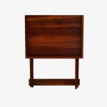 Alroy Sheesham Wood Bar Cabinet (Honey Finish) - Image 9