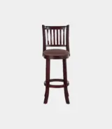 Adilaid Sheesham Wood Bar Chair (Mahogany Finish)