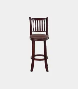 Adilaid Sheesham Wood Bar Chair (Mahogany Finish)