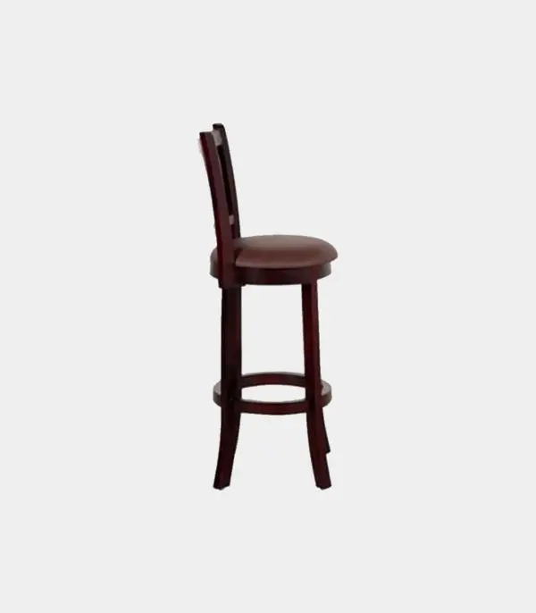 Adilaid Sheesham Wood Bar Chair (Mahogany Finish)