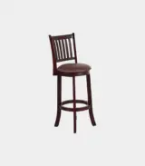 Adilaid Sheesham Wood Bar Chair (Mahogany Finish)