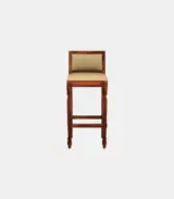 Ezora Sheesham Wood Bar Chair (Honey Finish)