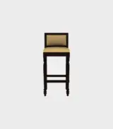Ezora Sheesham Wood Bar Chair (Walnut Finish)
