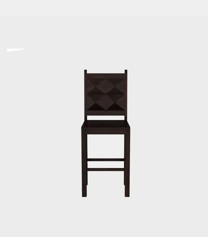 Gerald Sheesham Wood Bar Chair (Walnut Finish)