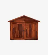 Hanswon Sheesham Wood Wine Rack (Honey Finish)
