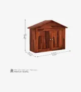 Hanswon Sheesham Wood Wine Rack (Honey Finish)