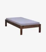 Onkel Sheesham Wood Single Bed without Storage (Rustic Teak Finish)
