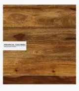 Rezzon Sheesham Wood Queen Size Bed without Storage (Teak Finish)