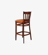 Zorra Sheesham Wood Bar Chair (Teak Finish)