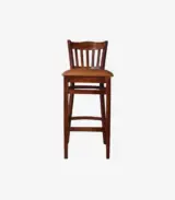 Zorra Sheesham Wood Bar Chair (Teak Finish)