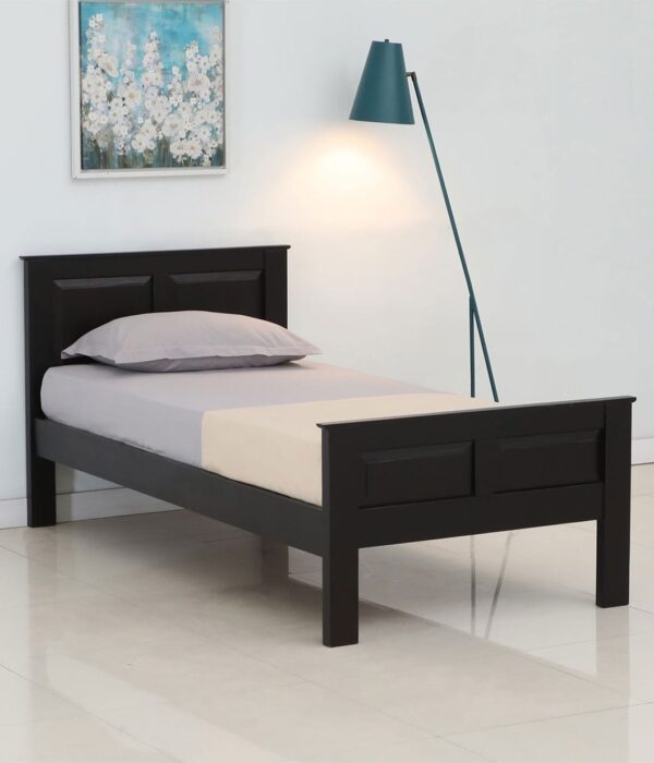 Sheesham Wood Single Bed In Scratch Resistant Teak Finish