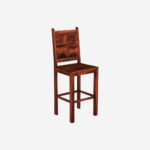 Gerald Sheesham Wood Bar Chair (Honey Finish) - Image 2