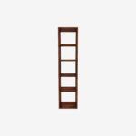 Ozborn Mango Wood Wine Rack 5 Bottle Capacity (Teak Finish) - Image 2