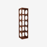 Ozborn Mango Wood Wine Rack 5 Bottle Capacity (Teak Finish) - Image 3