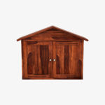Hanswon Sheesham Wood Wine Rack (Honey Finish) - Image 4
