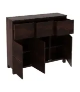 Reger Sheesham Wood Sideboard and Cabinet (Walnut Finish) - Image 4