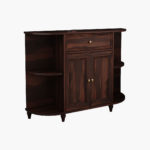 Tryra Sheesham Wood Storage Cabinet and Sideboard (Walnut Finish) - Image 4