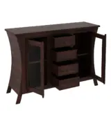 Revelka Sheesham Wood Sideboard and Cabinet (Walnut Finish) - Image 4