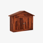 Hanswon Sheesham Wood Wine Rack (Honey Finish) - Image 5