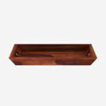 Hespor Sheesham Wood Bar Trolley (Honey Finish) - Image 5