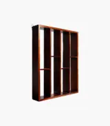 Tavish Mango Wood Wine and Glass Rack (Brown Finish) - Image 5