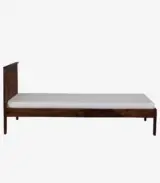 Eyva Sheesham Wood Single Bed without Storage (Provincial Teak Finish) - Image 5
