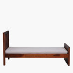 Royal Sheesham Wood Single Bed Honey Finish - Image 5